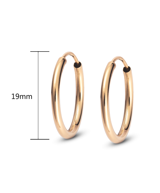 Gold earrings
