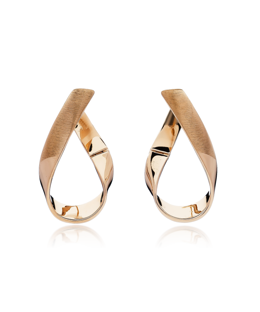 Gold earrings