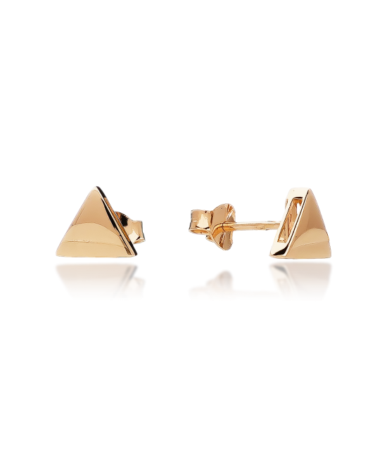 Gold earrings