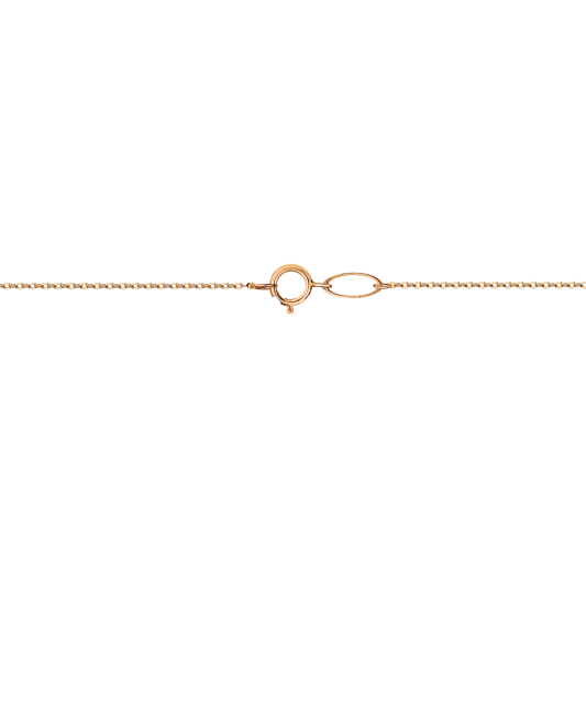 Gold chain with zirconium pendant "Star"