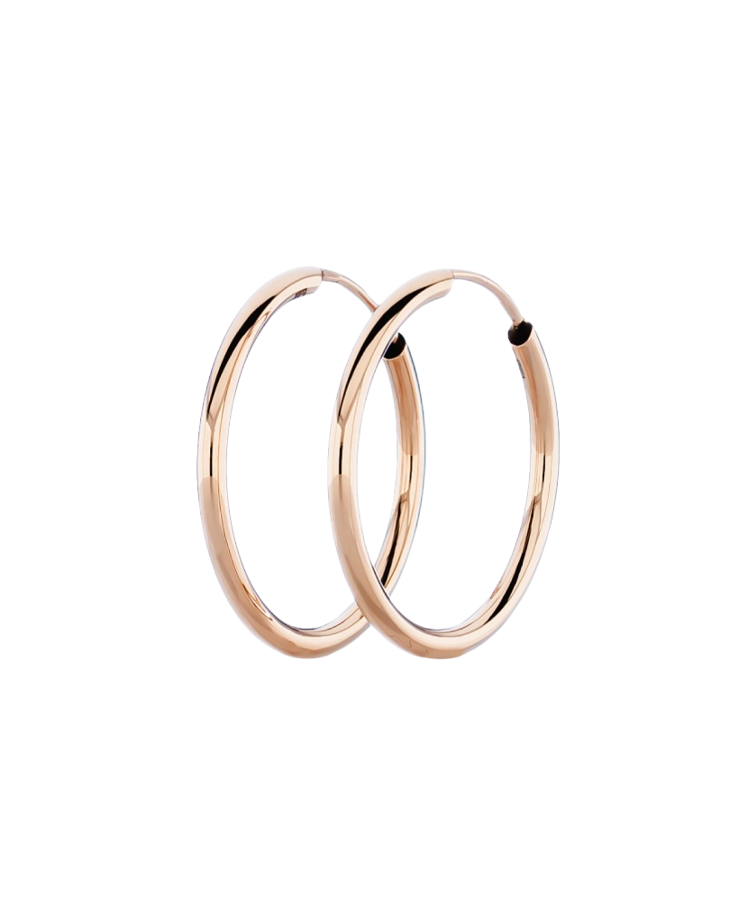 Gold earrings 25mm Gold earrings 25mm