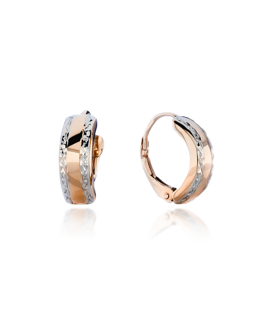 Gold earrings