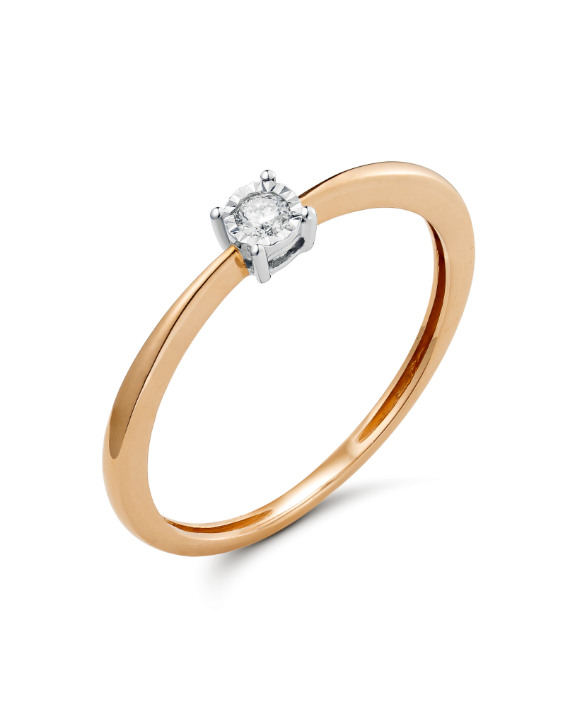 Золотое кольцо с алмазами Золотое кольцо с алмазами