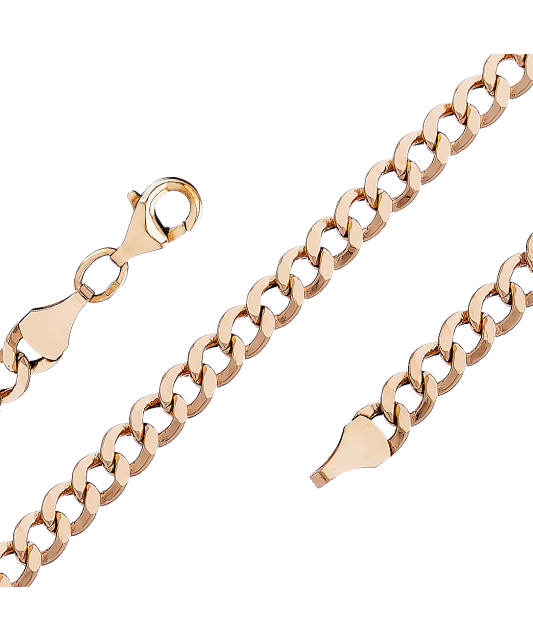 Золотая цепочка "Curb" 7.5мм