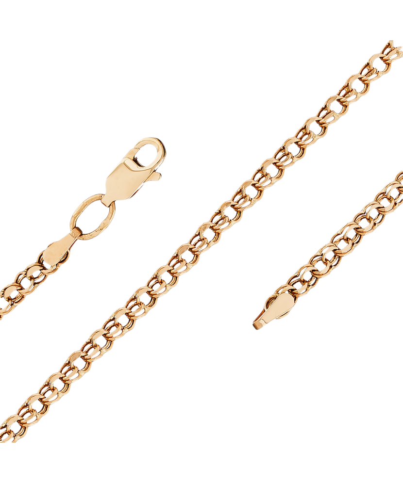 Gold chain "Bismark" 2.6mm