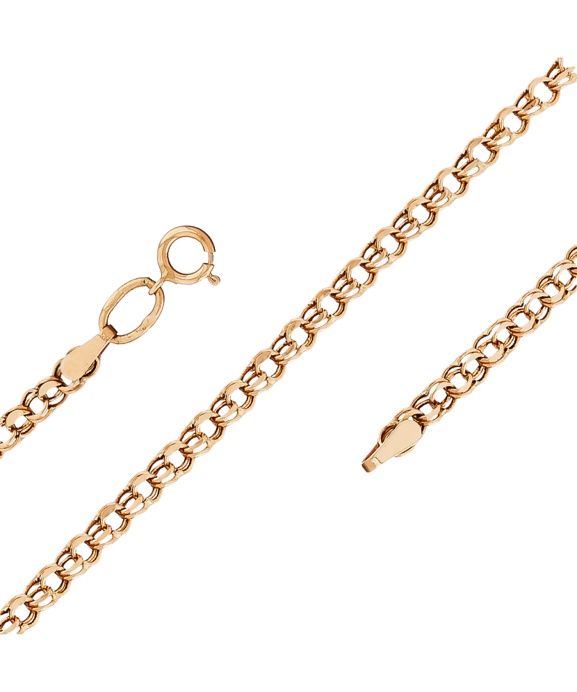 Gold chain "Bismark" 3mm