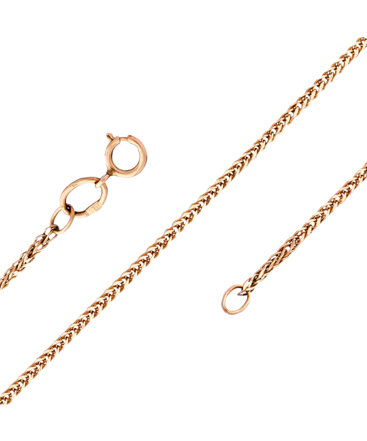 Gold chain "Spiker" 1mm