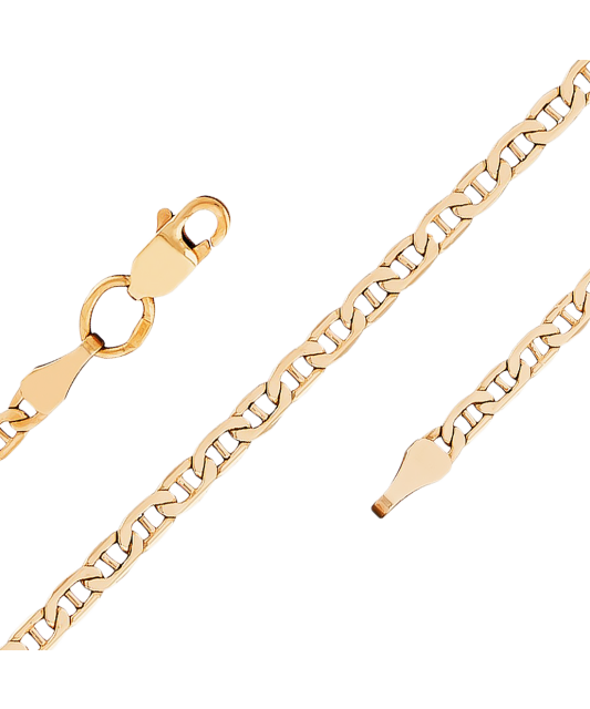 Gold chain "Marina" 3.4mm