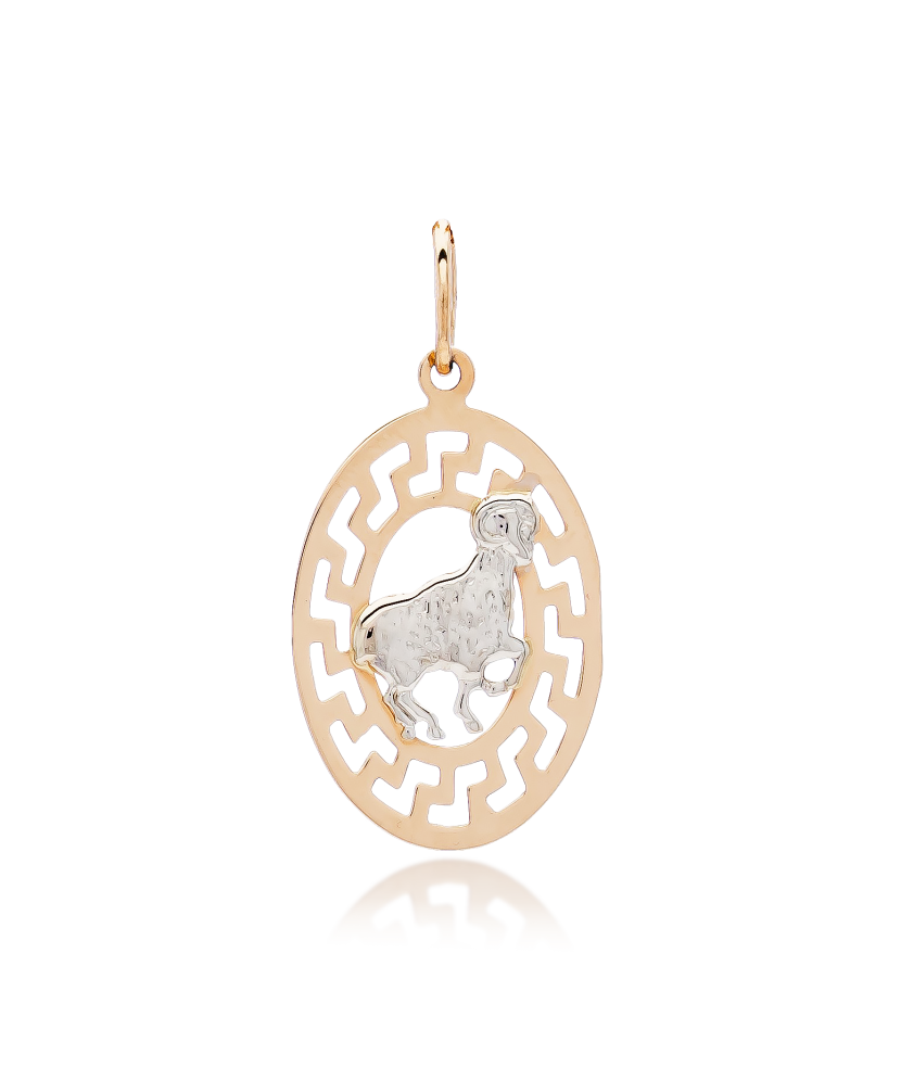 Gold pendant "Aries  " Gold pendant "Aries  "