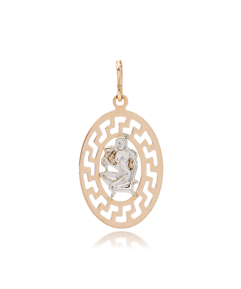Gold pendant "Virgo " Gold pendant "Virgo "