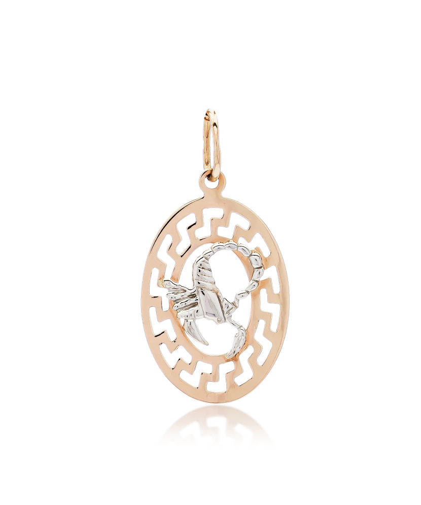 Gold pendant "Scorpio "
