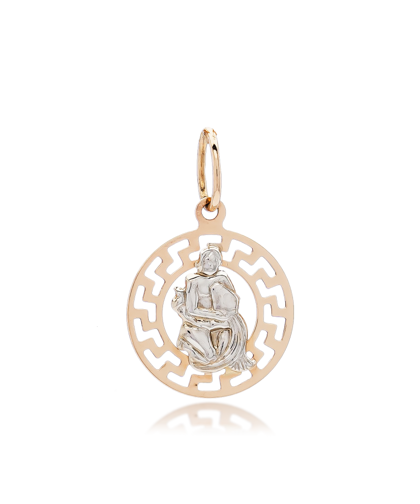 Gold pendant "Aquarius "