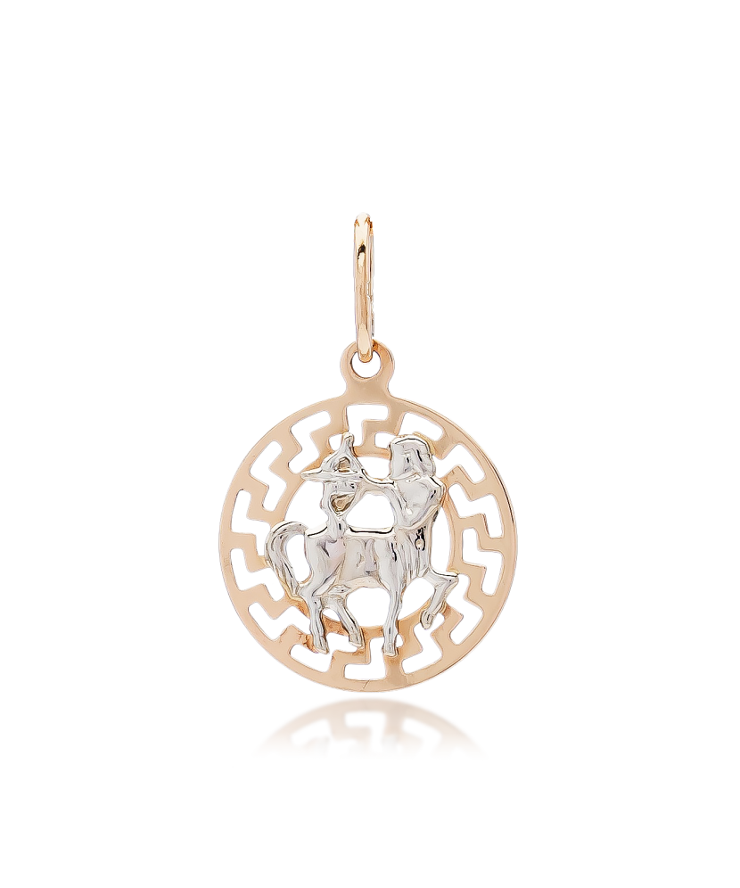 Gold pendant "Sagittarius " Gold pendant "Sagittarius "