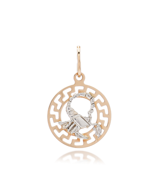 Gold pendant "Scorpio "