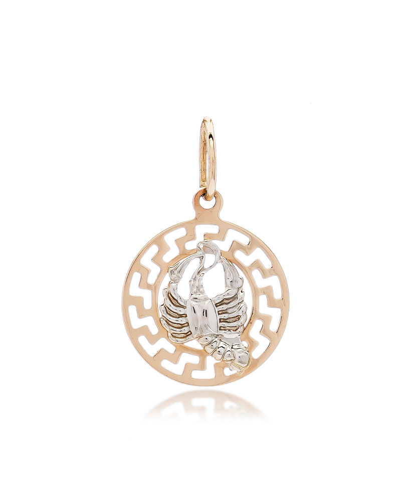 Gold pendant "Cancer " Gold pendant "Cancer "