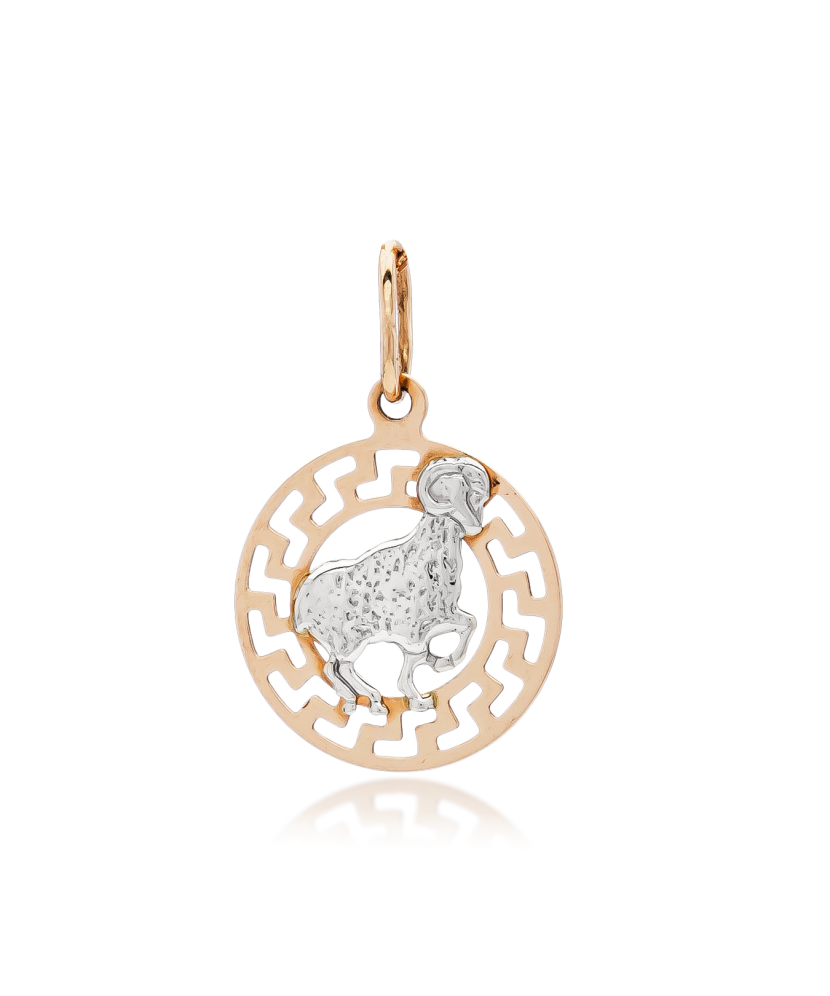Gold pendant "Aries  "