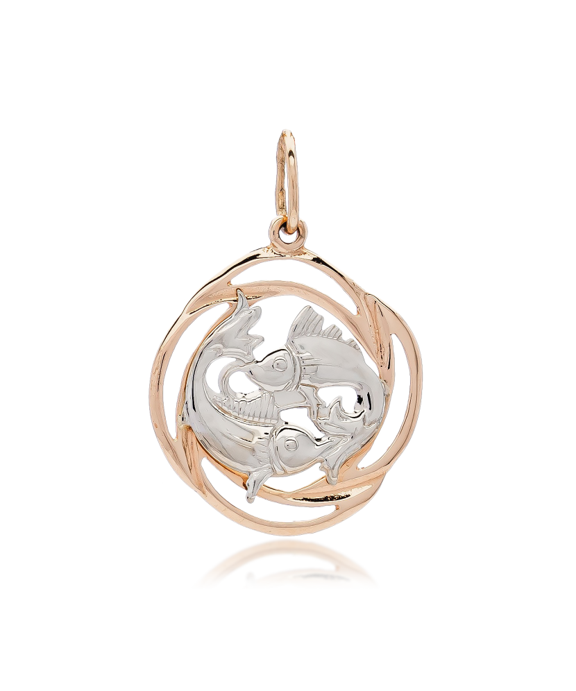 Gold pendant "Pisces  "