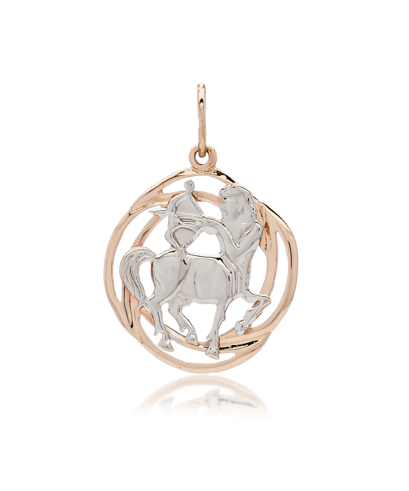 Gold pendant "Sagittarius " Gold pendant "Sagittarius "