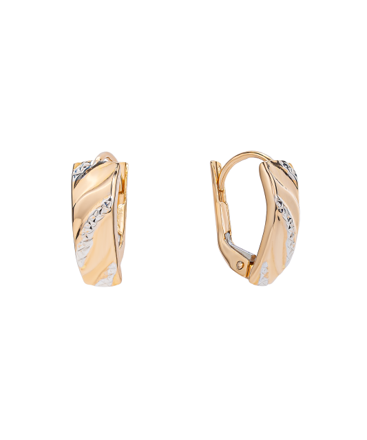 Gold earrings