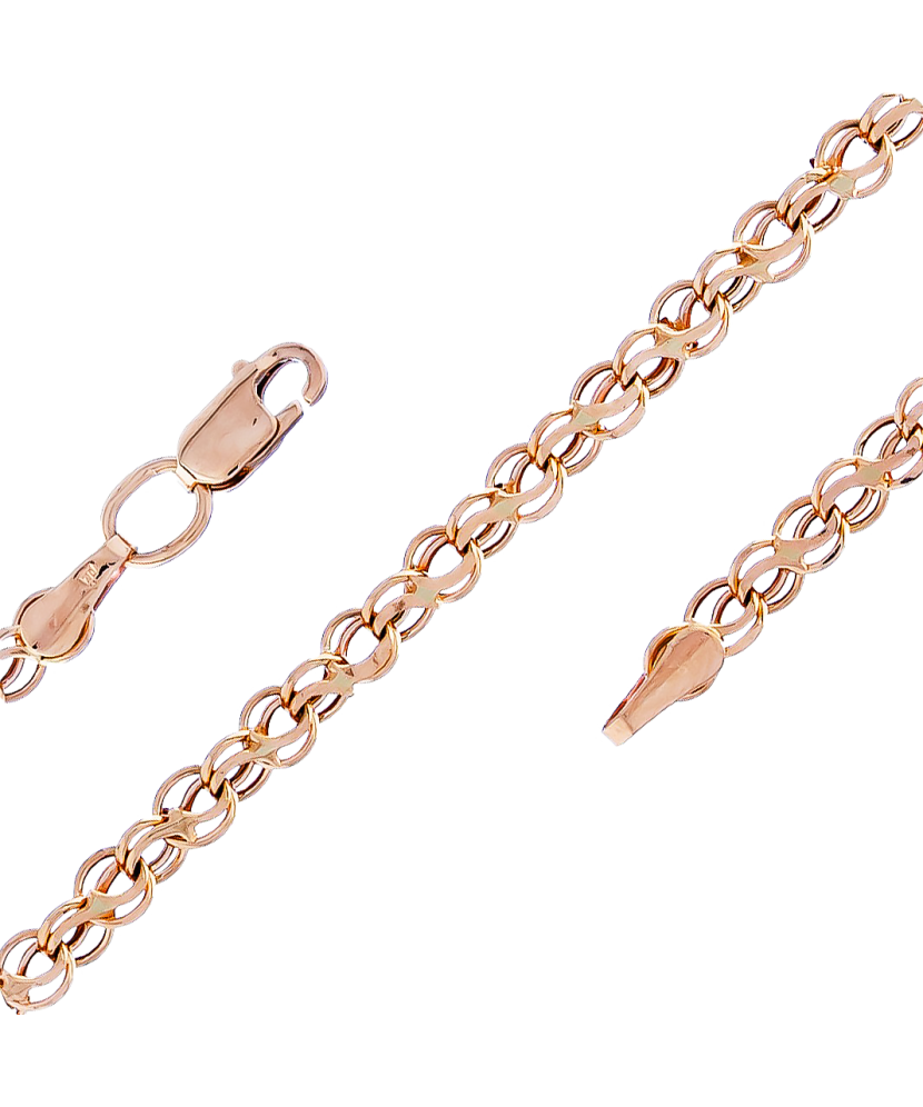 Gold chain "Bismark" 3.4mm