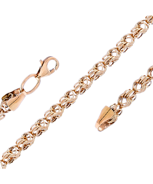 Gold chain "Rose" 3.2mm