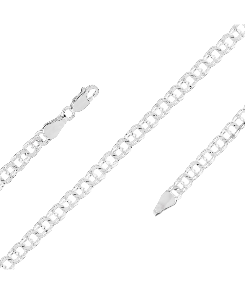 Sterling silver chain "Bismark" 4.4mm