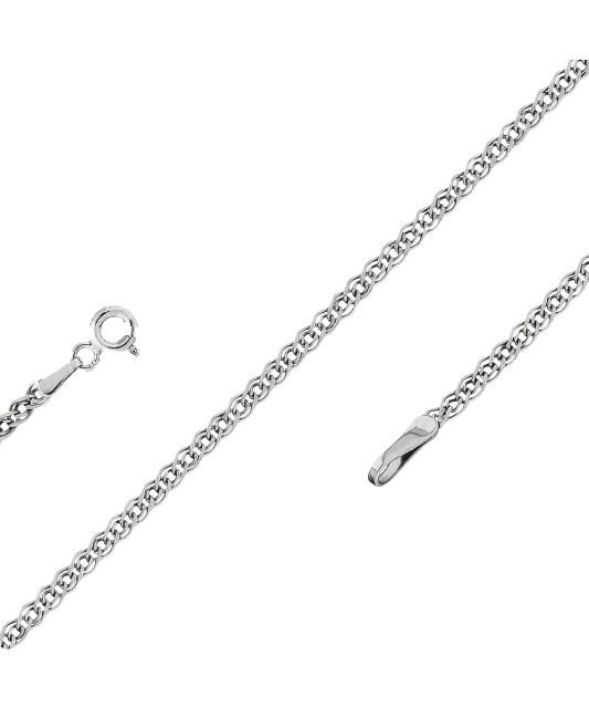 Sterling silver chain"Mona Liza" 2.4mm