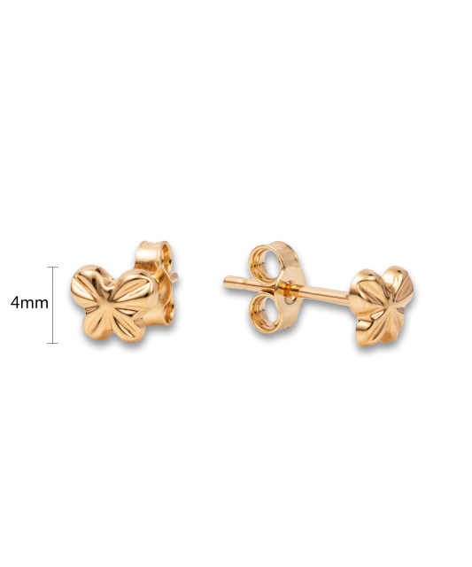 Gold earrings