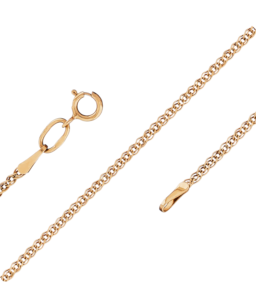 Solid gold chain "Mona Liza" 1.7mm