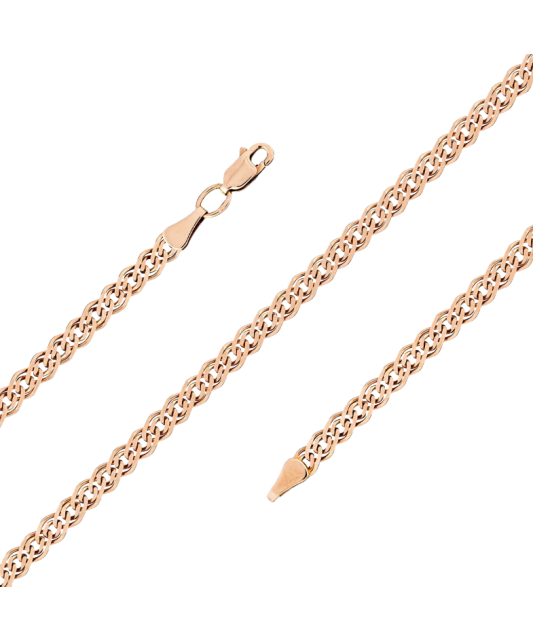 gold bracelet "Mona Liza" 4.5mm