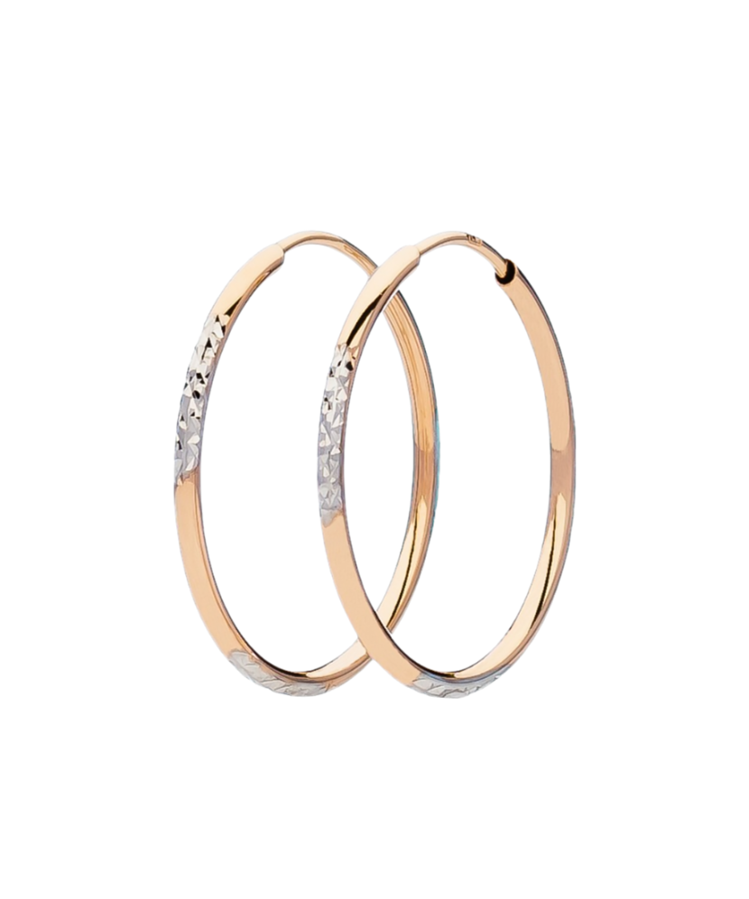Gold hoop earrings 25mm Gold hoop earrings 25mm