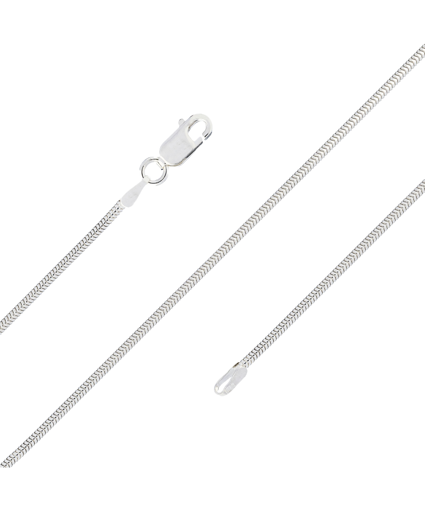 Серебряная цепочка "Snake" 1.5mm