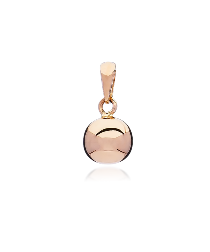 Gold pendant "Bubbles"