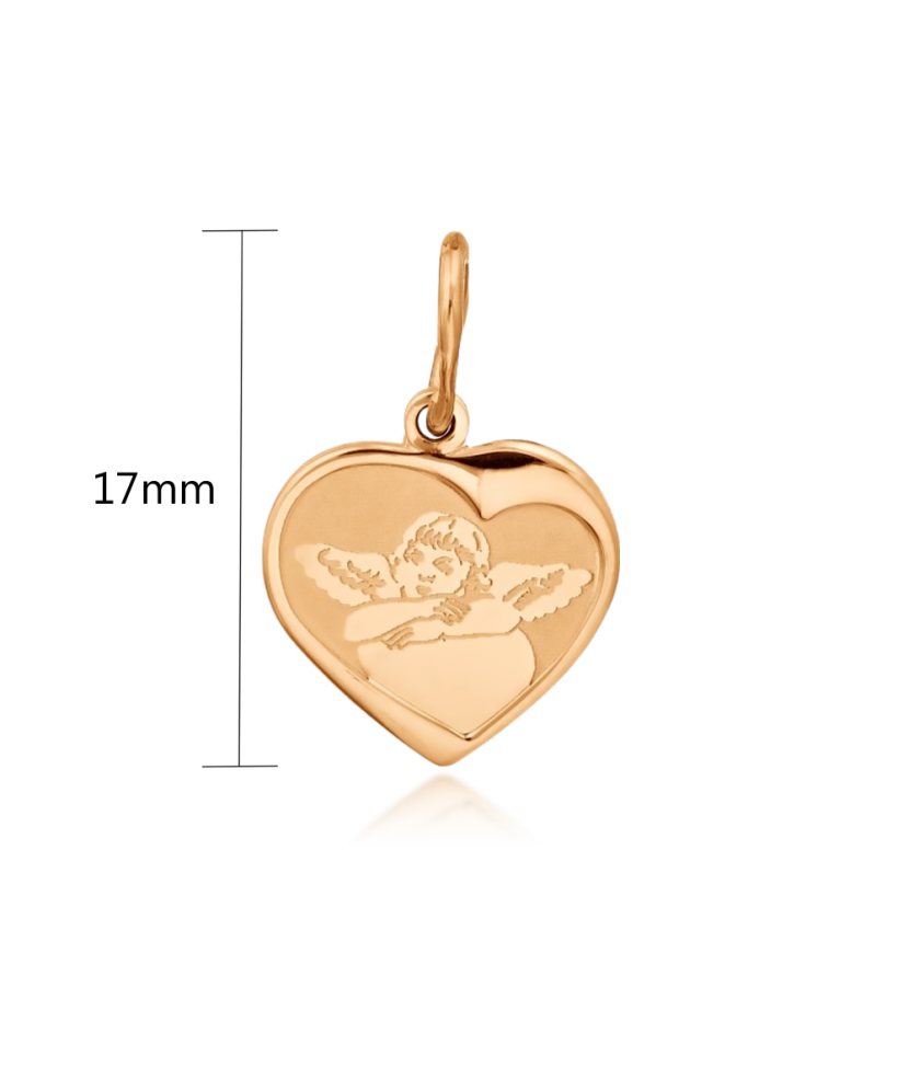 Gold pendant "heart"