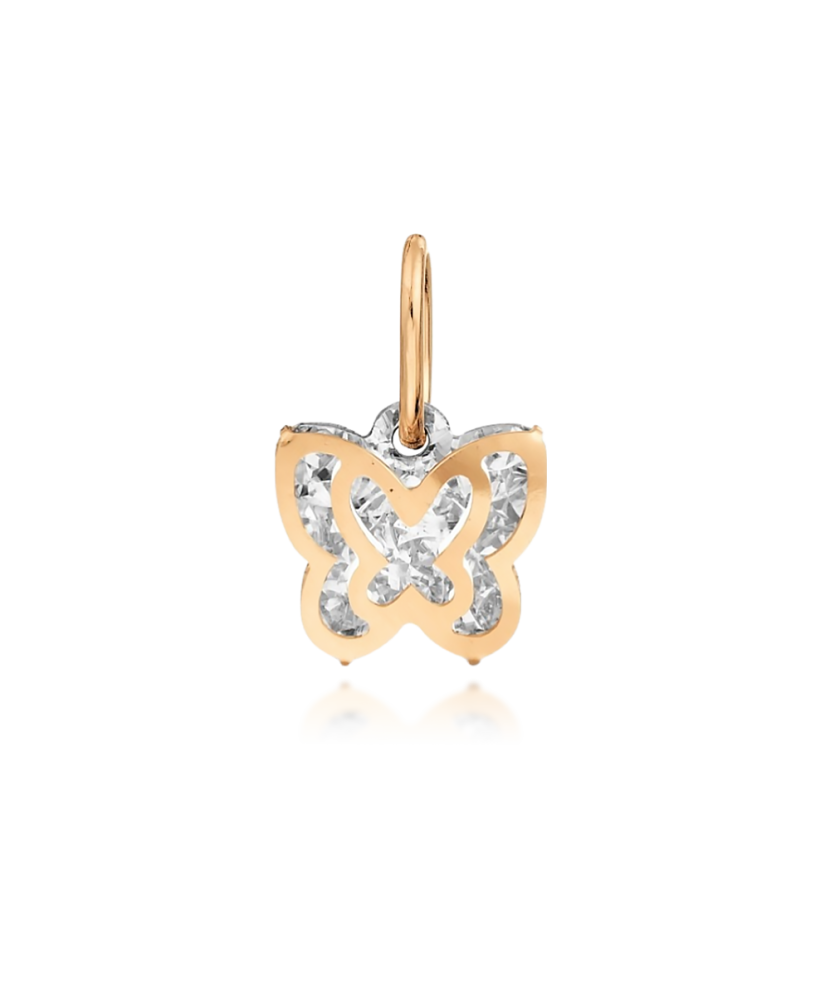 Золотая подвеска "Бабочка"