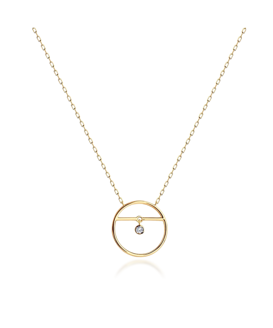 Gold chain with pendant