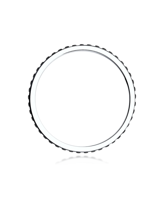 Sterling silver ring with zircons