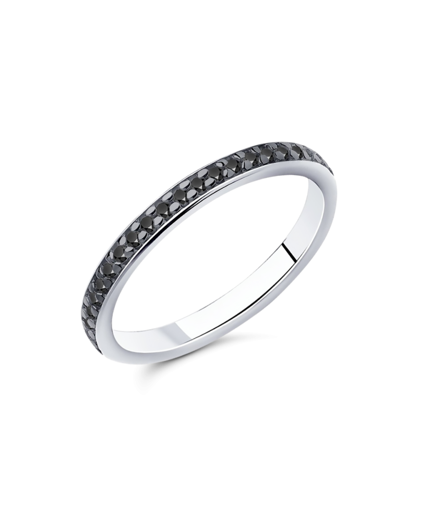 Серебряное кольцо с цирконами Серебряное кольцо с цирконами