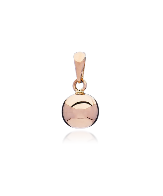 Gold pendant "Bubbles"