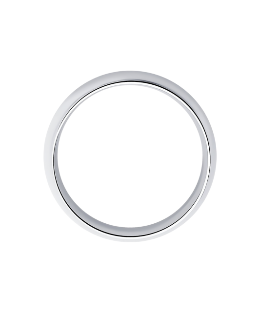 Серебряное обручальное кольцо