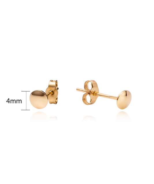 Gold earrings