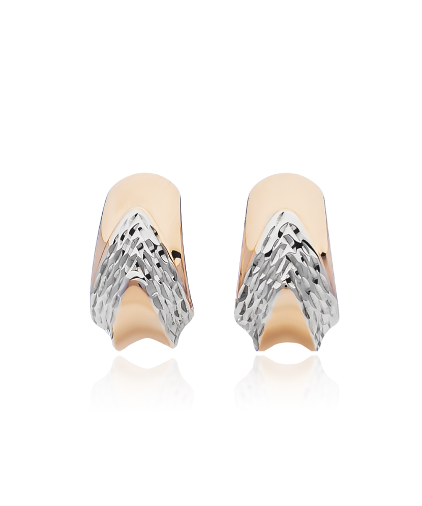 Engraved Gold Earrings Engraved Gold Earrings