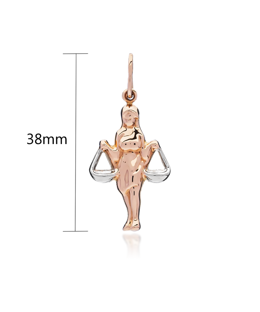 Gold pendant "Libra " Gold pendant "Libra "
