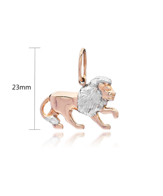 Gold pendant "Leo "