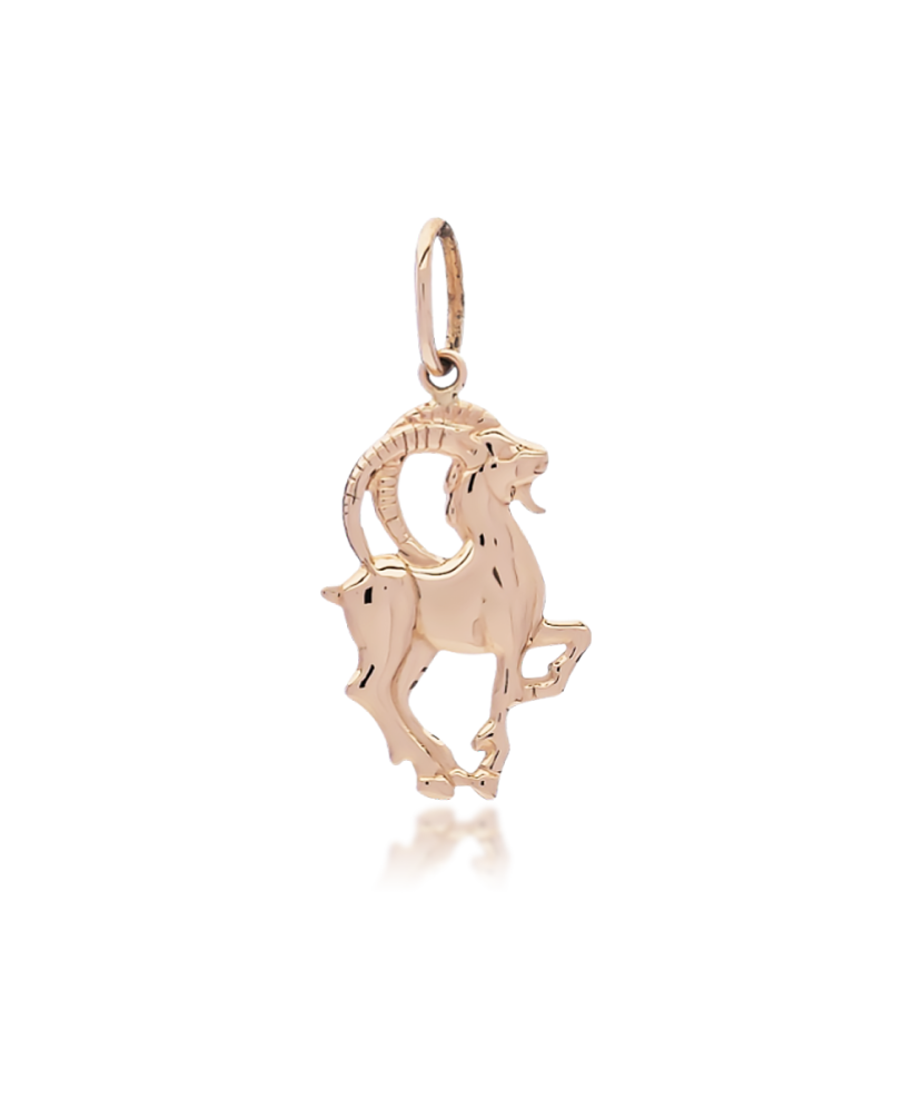 Gold pendant  "Capricorn "
