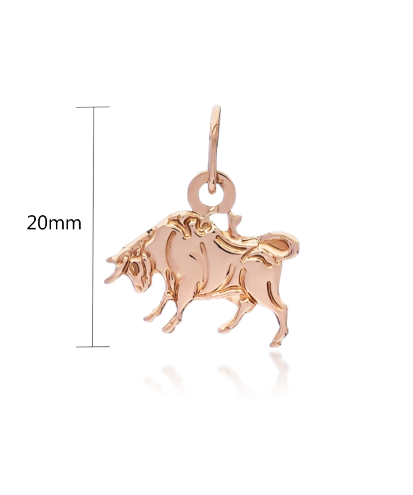 Gold pendant "Taurus "