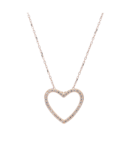 Gold chain with pendant "heart"