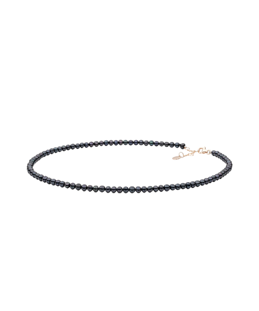 Pearl necklaces with silver gilt