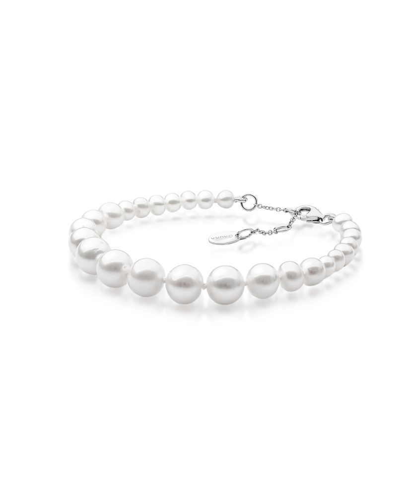 Жемчужный браслет с серебром Жемчужный браслет с серебром