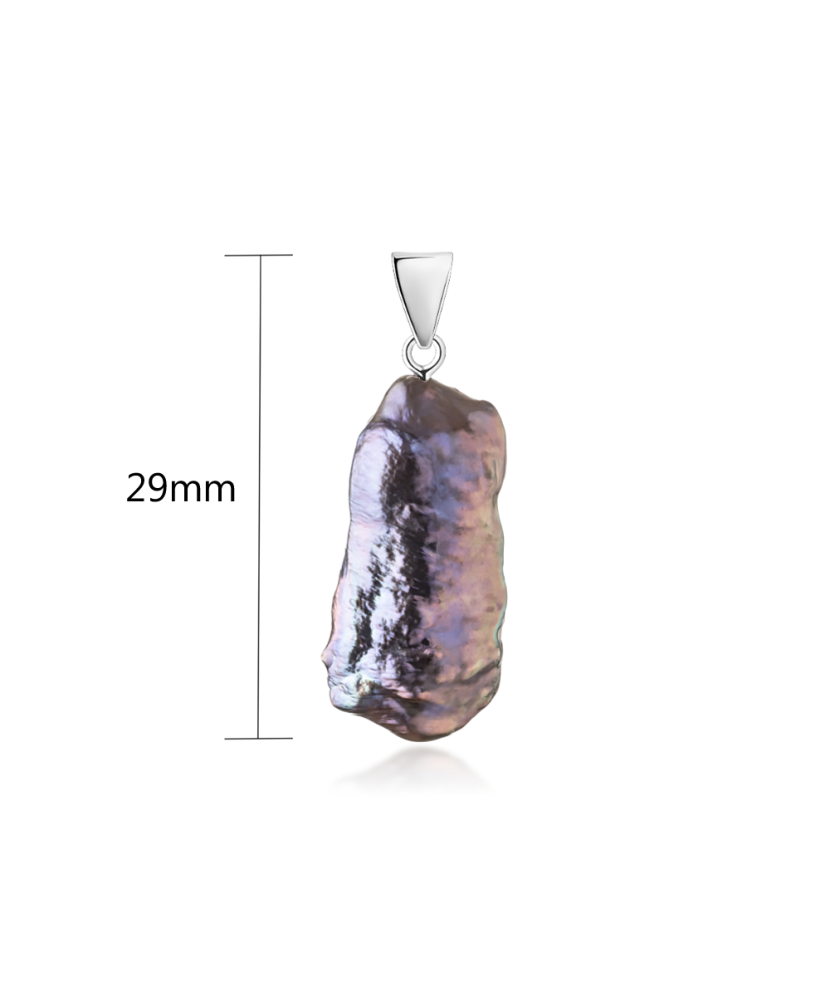 Серебряная подвеска с жемчугом Серебряная подвеска с жемчугом